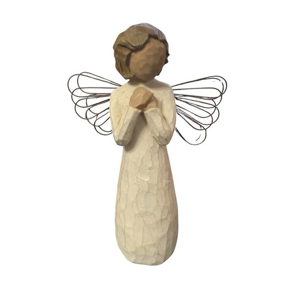 Angel of Wishes Figurine by Willow Tree - May You Always Hold on to Your Dreams - Picture 1 of 4